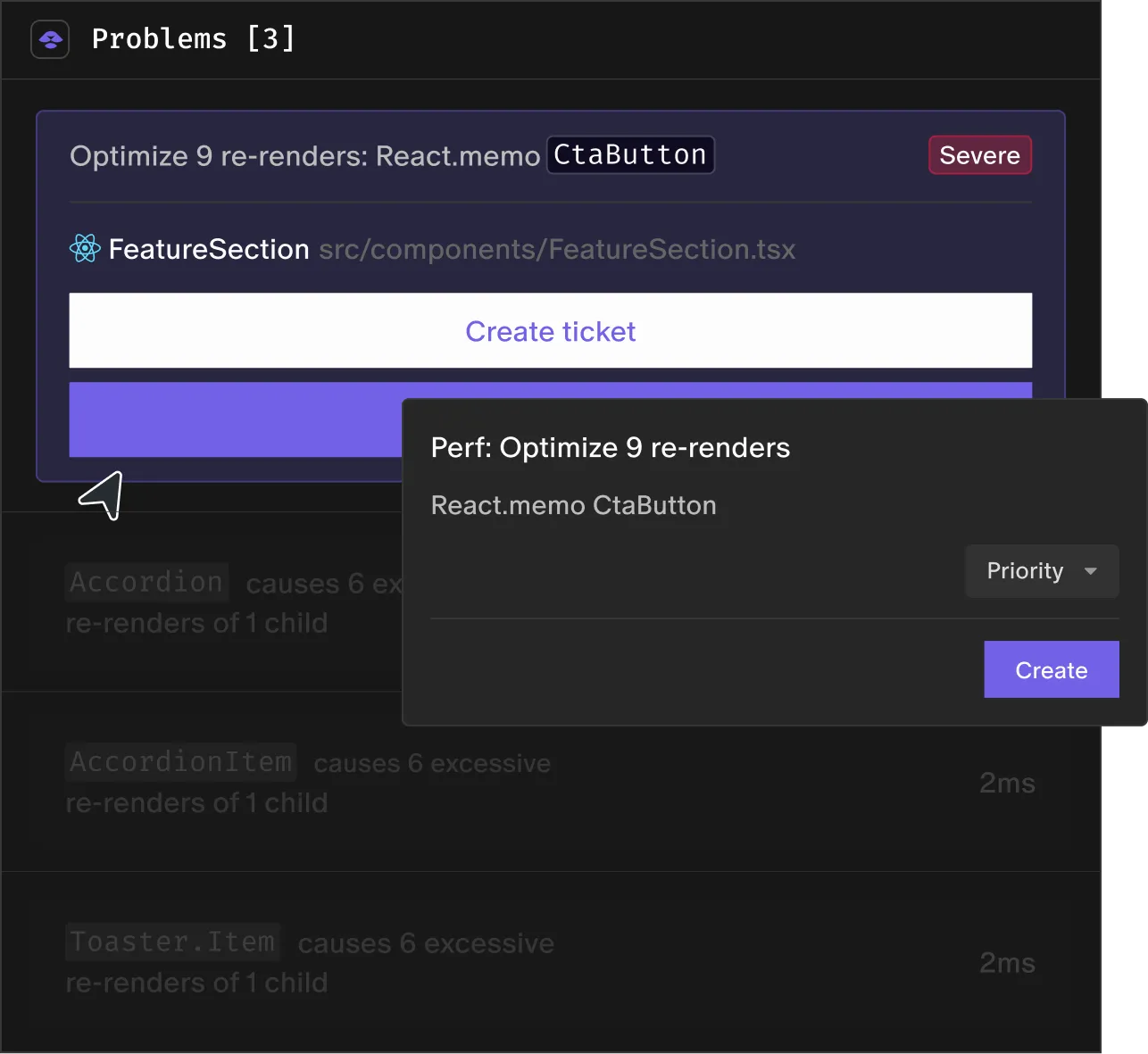 Action performance insights